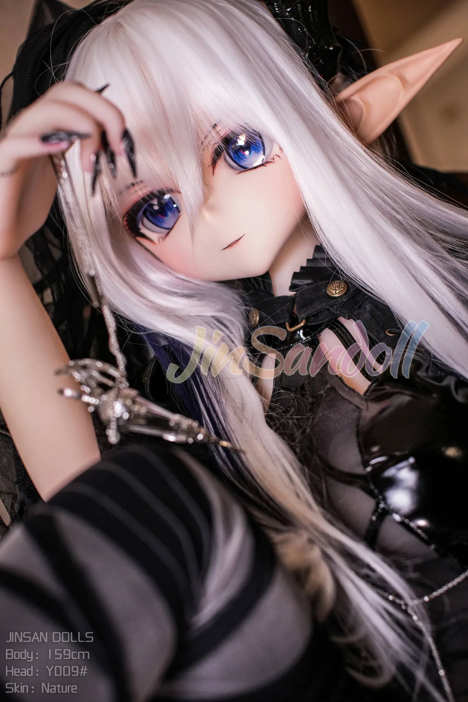 159cm (5ft3) H-Cup Anime réaliste PVC et S-TPE Poupée sexuelle Tête #Y009